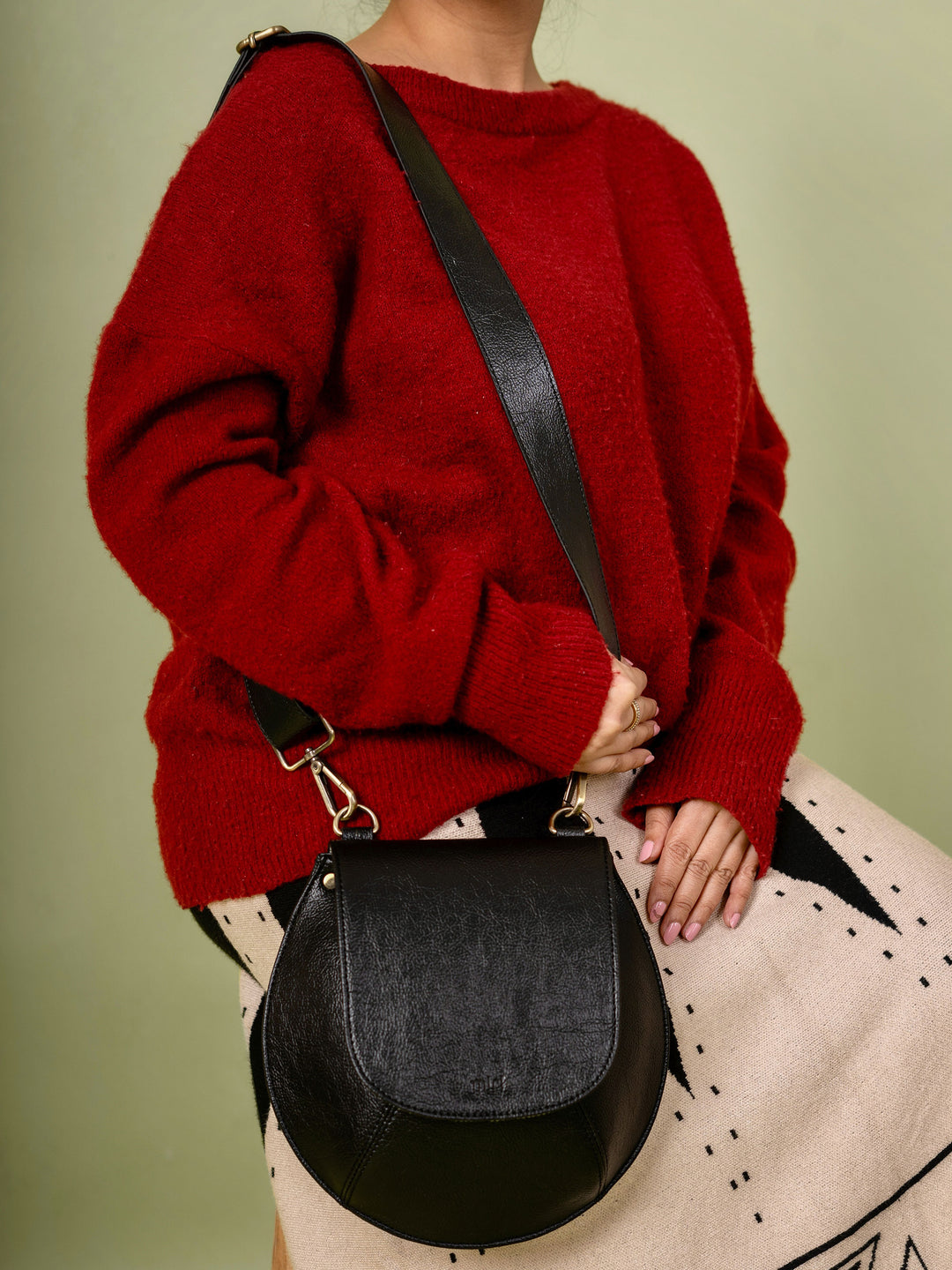Classic Black Bianca Sling Bag