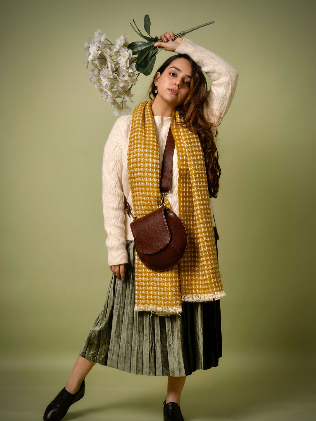 Classic Brown Bianca Sling Bag