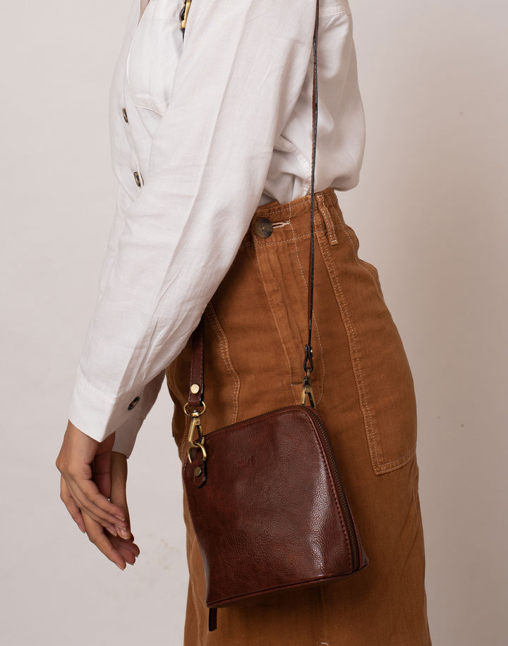 Venice Sling Bag-Brown