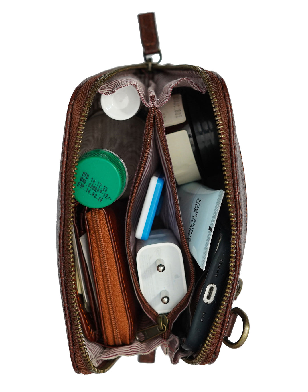 Venice Sling Bag-Brown