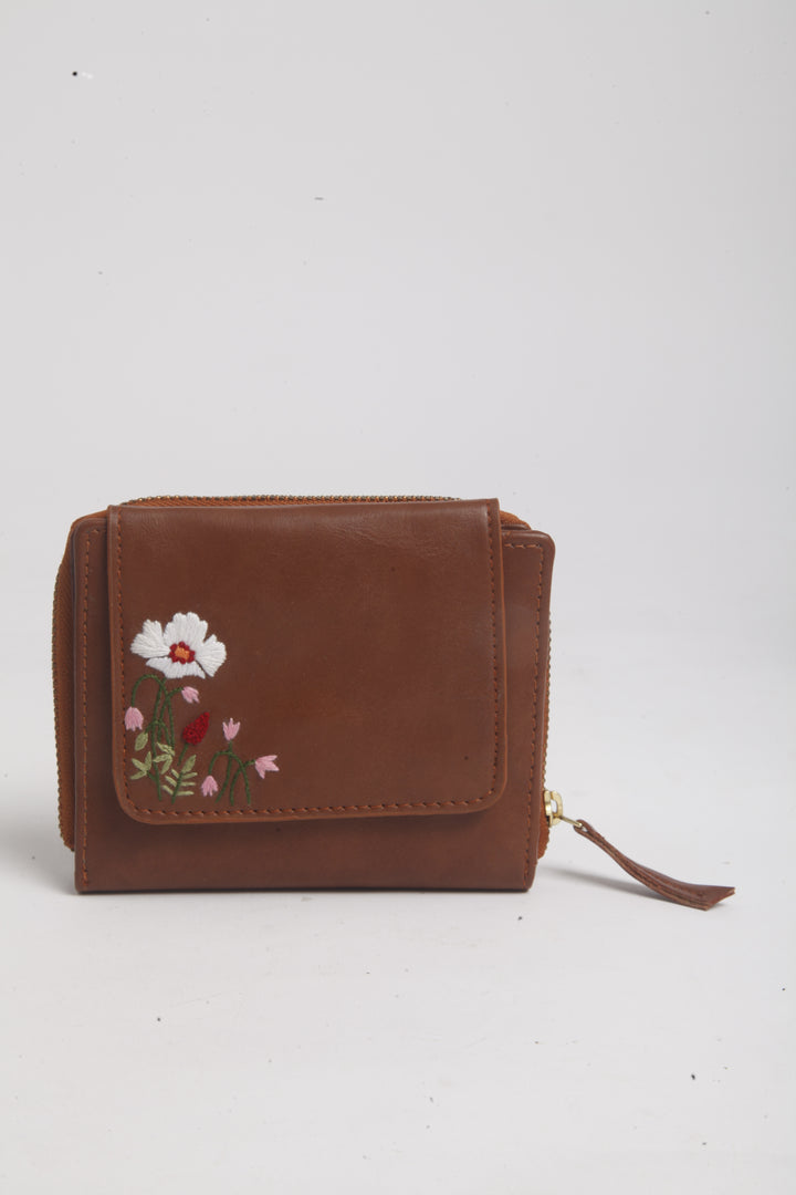 Tan Peekaboo Wallet