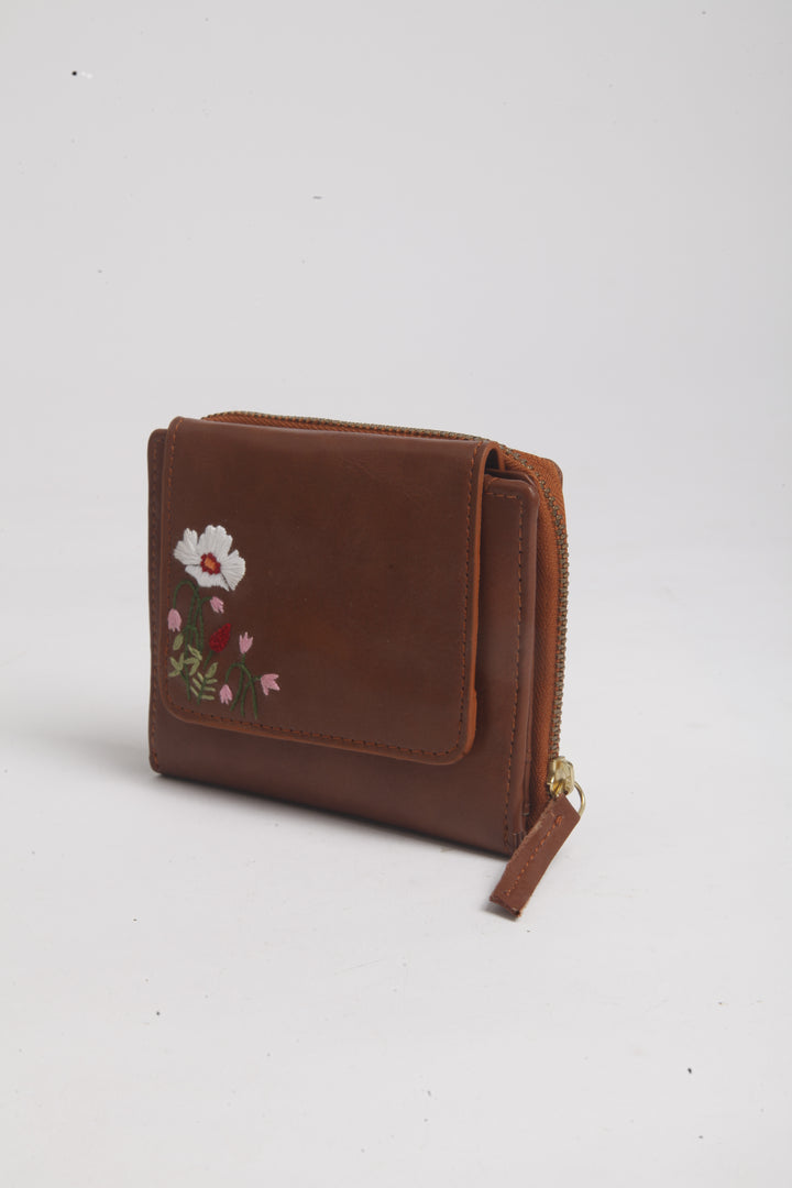 Tan Peekaboo Wallet