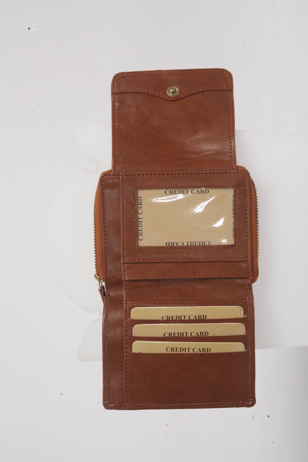 Tan Peekaboo Wallet