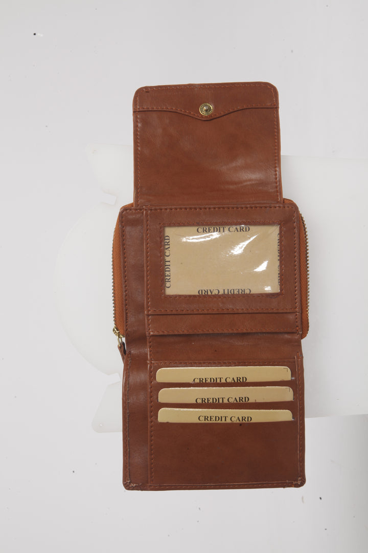 Tan Peekaboo Wallet