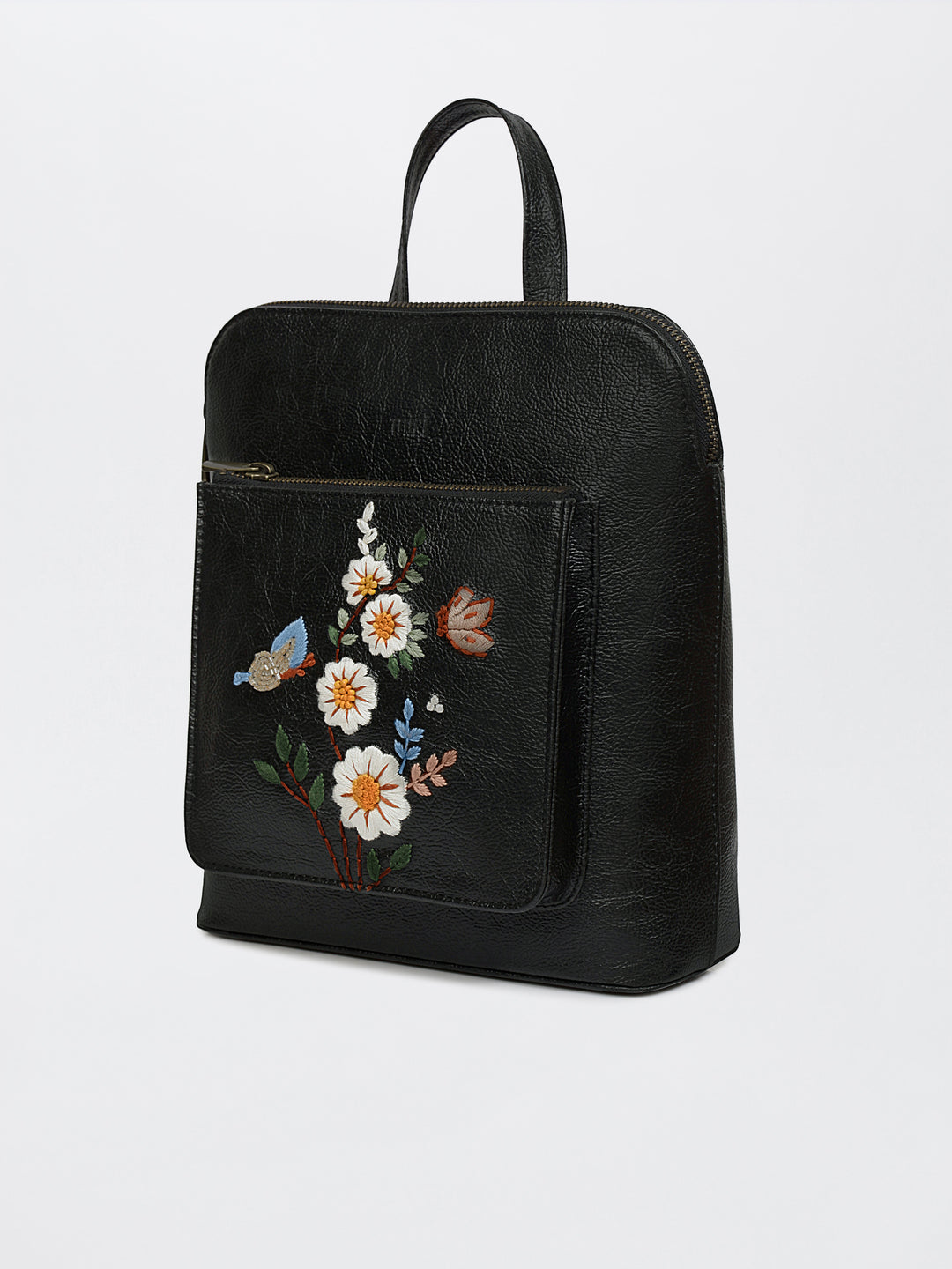 White Daisy Convertible Backpack cum Sling