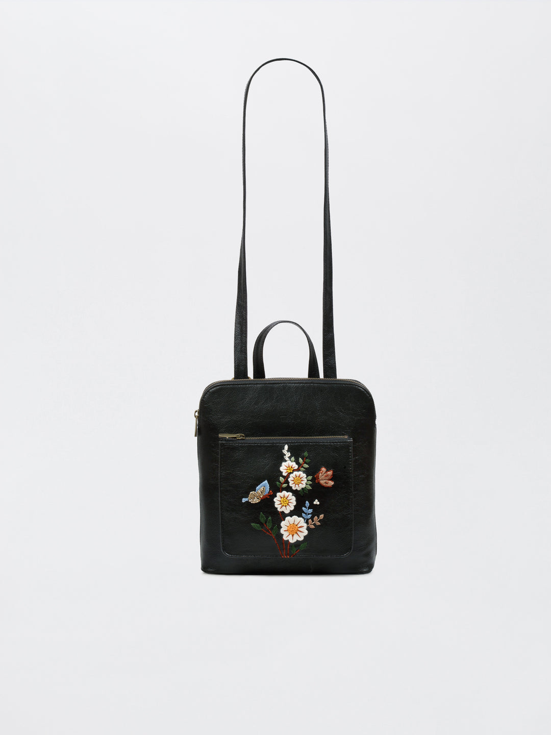 White Daisy Convertible Backpack cum Sling