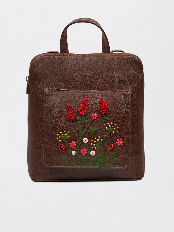 Crimson Cornfield Convertible Backpack cum Sling