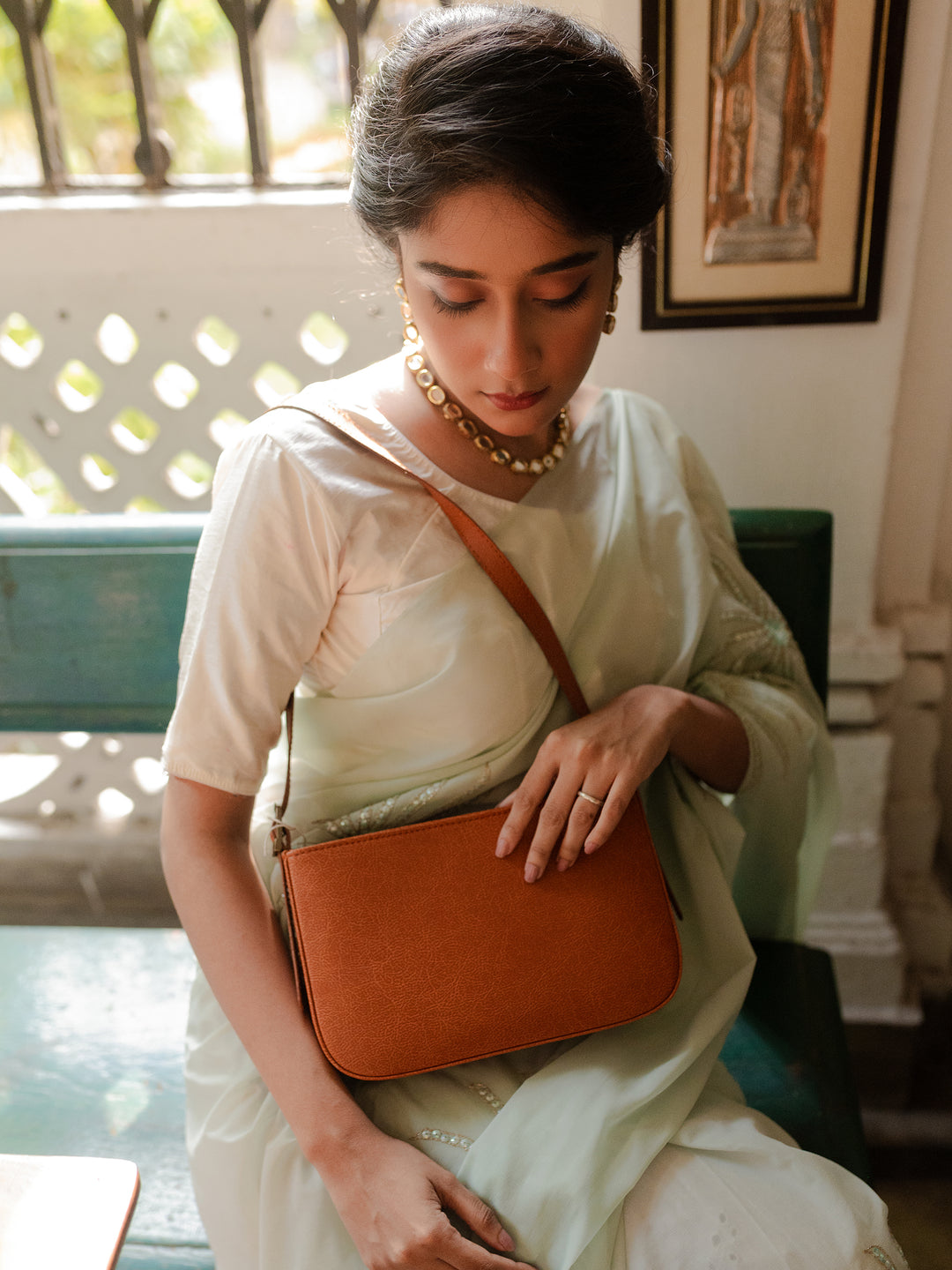 Baguette Bag-Tan