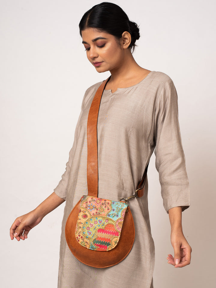 Patchwork Bianca Sling Bag - Miri