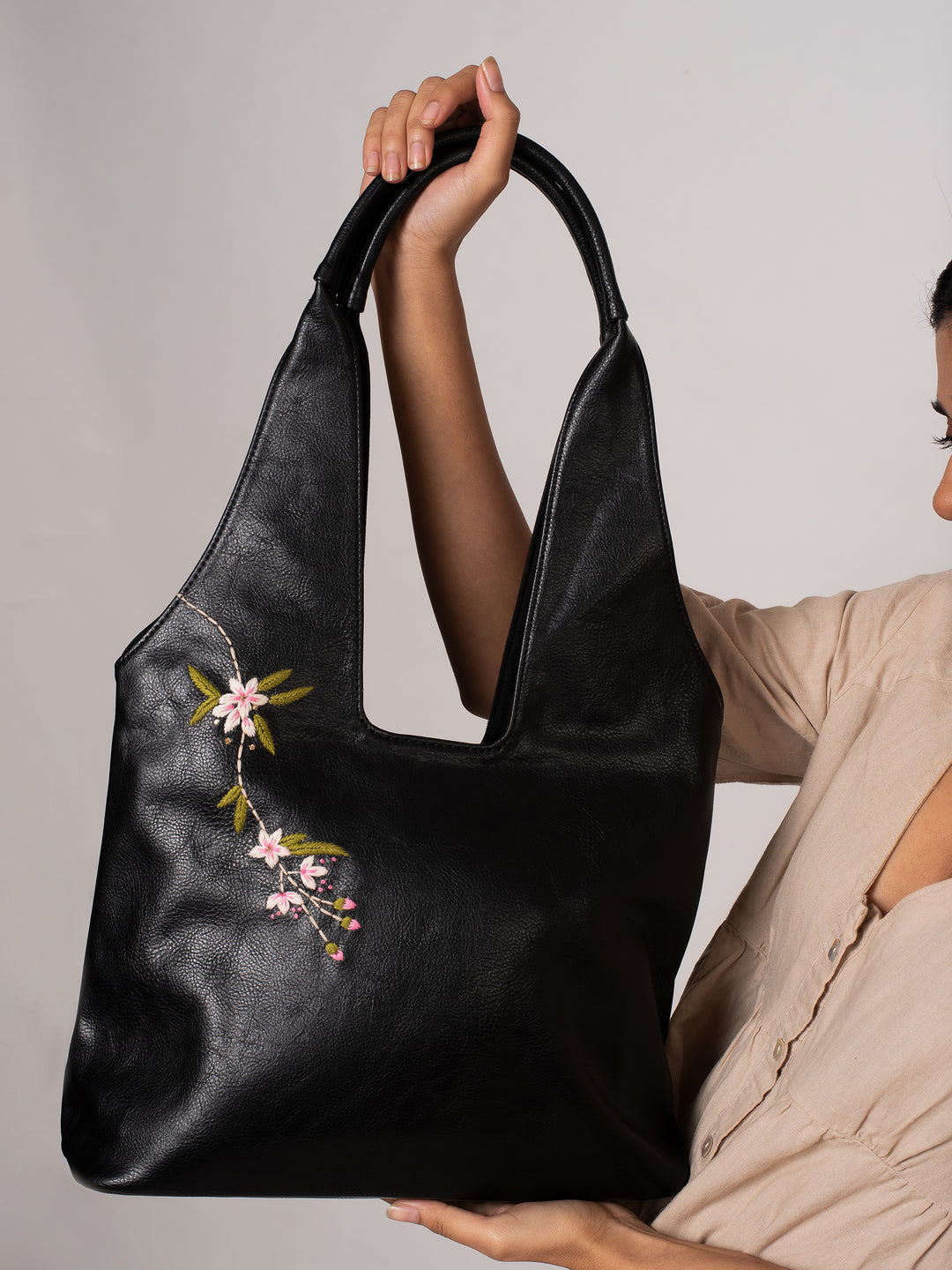 Pink Lilies Tote - Miri