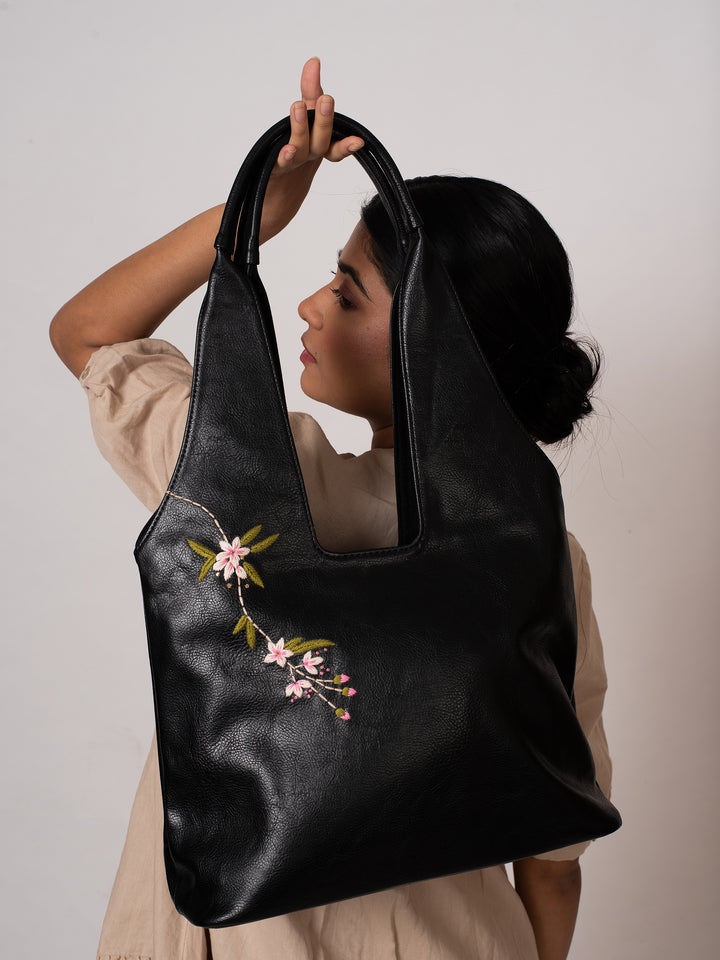 Pink Lilies Tote - Miri