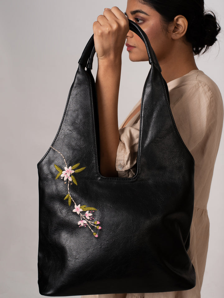Pink Lilies Tote - Miri