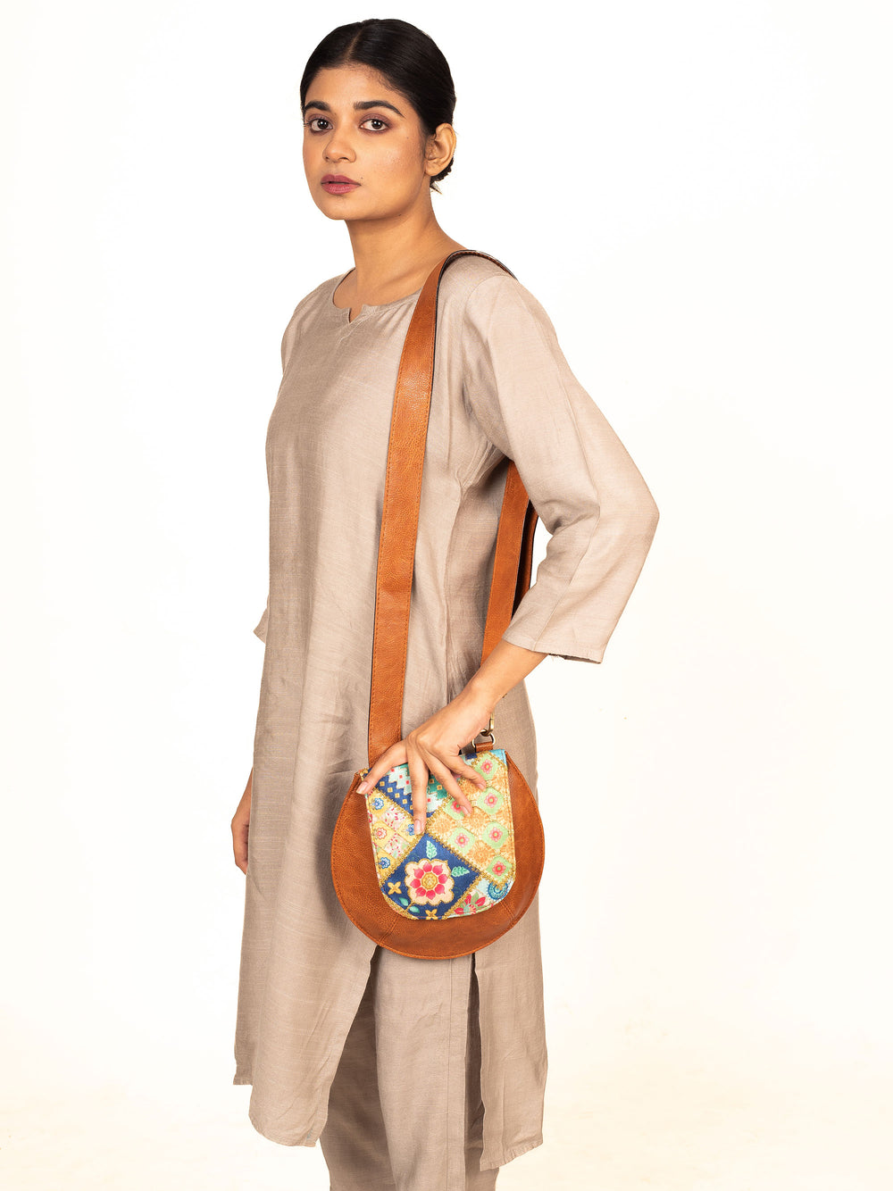 Patchwork Bianca Sling Bag - Miri