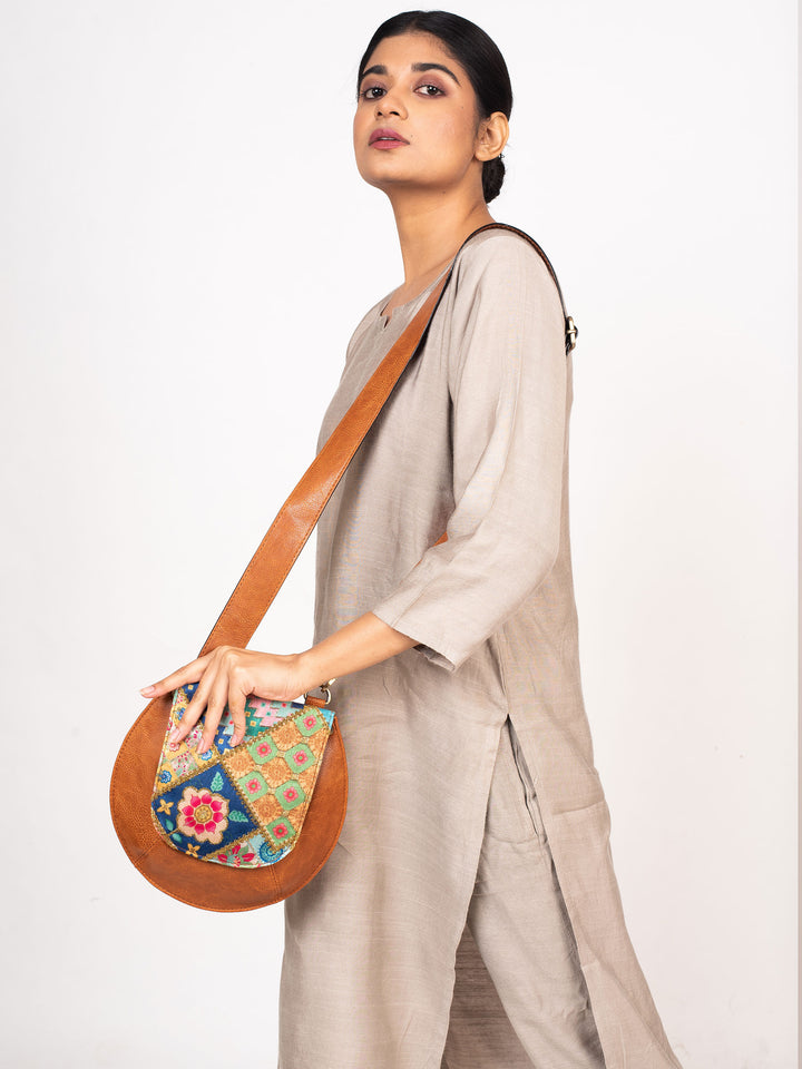 Patchwork Bianca Sling Bag - Miri