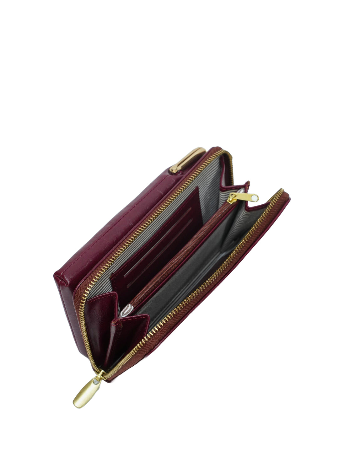 Zarnoor Gul Hand Embroidered Mobile Sling - Maroon