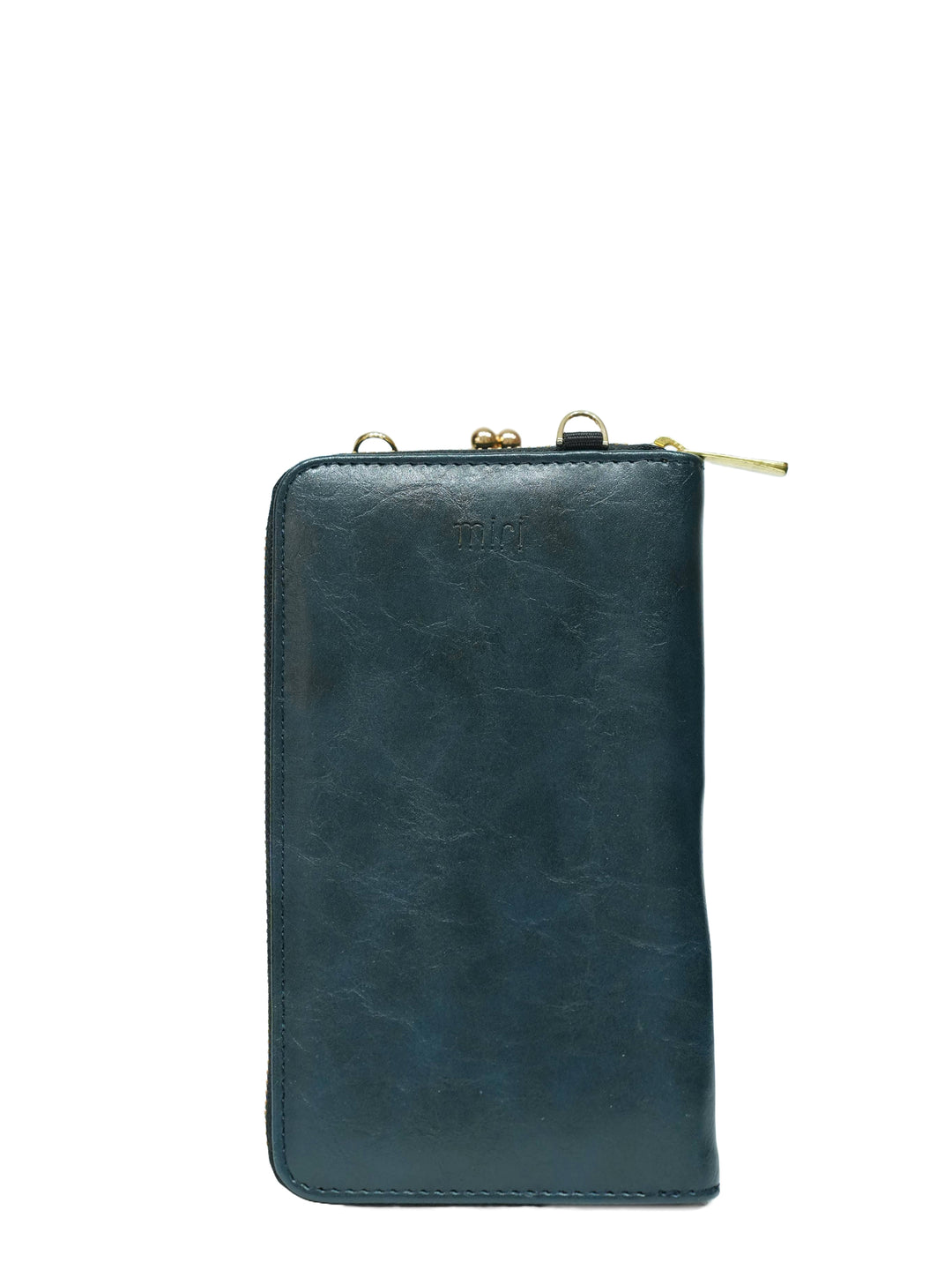 Zarnoor Gul Hand Embroidered Mobile Sling - Blue