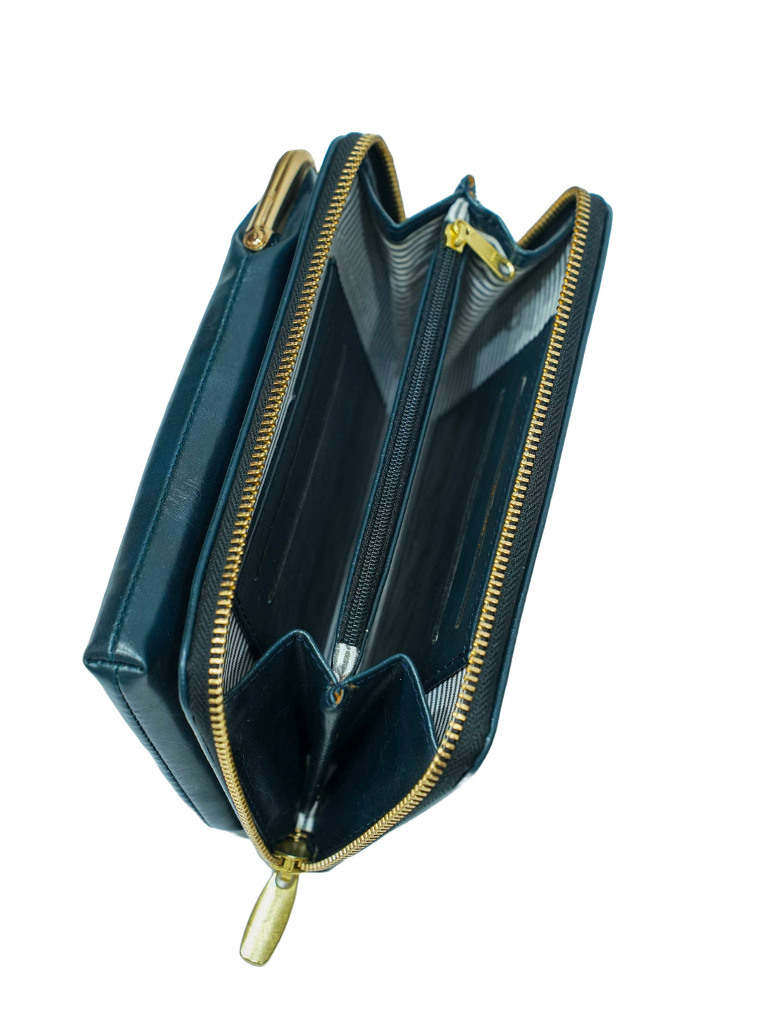 Zarnoor Gul Hand Embroidered Mobile Sling - Blue