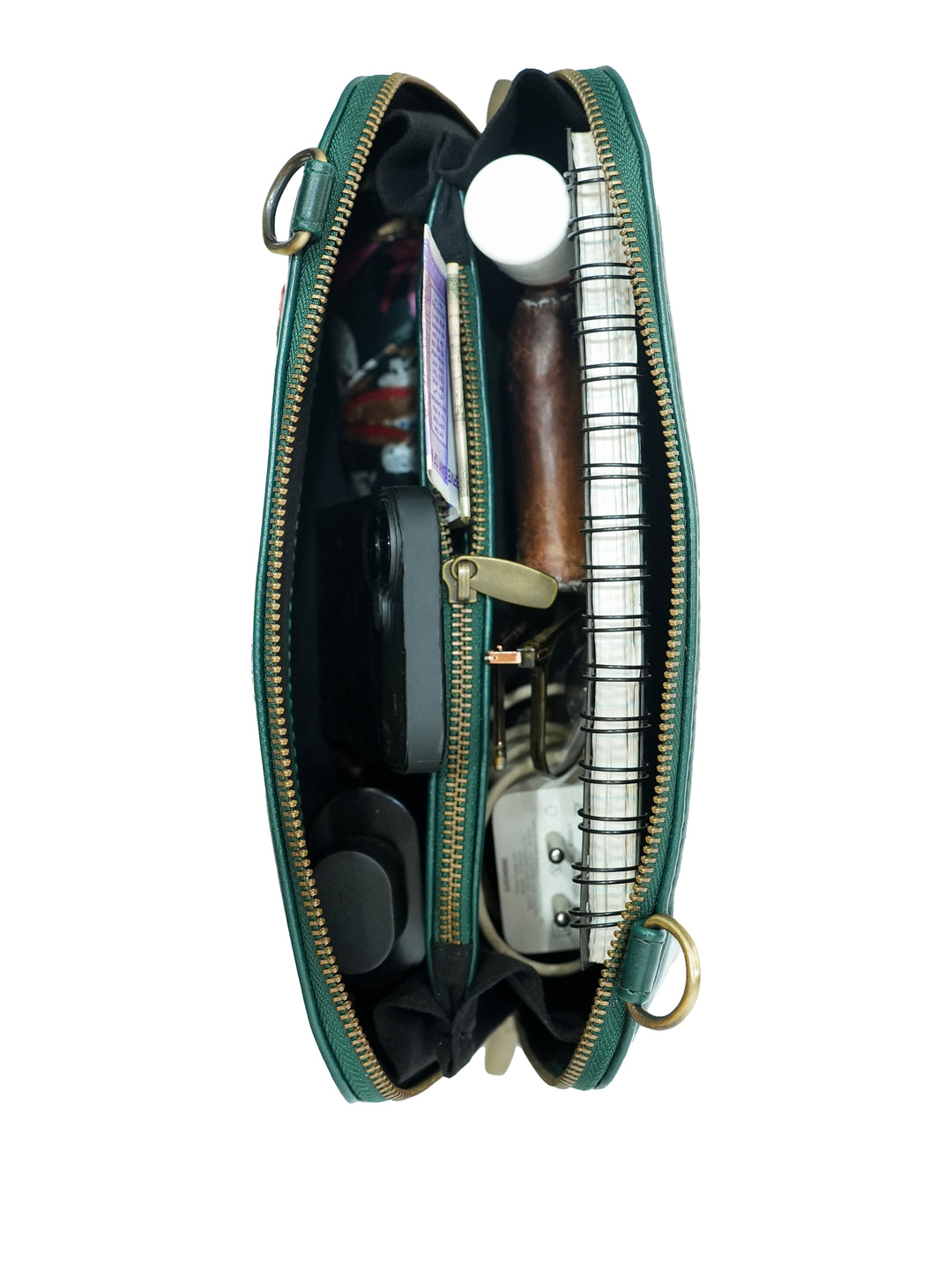 Misty Petals Hand Embroidered Lodhi Sling - Green