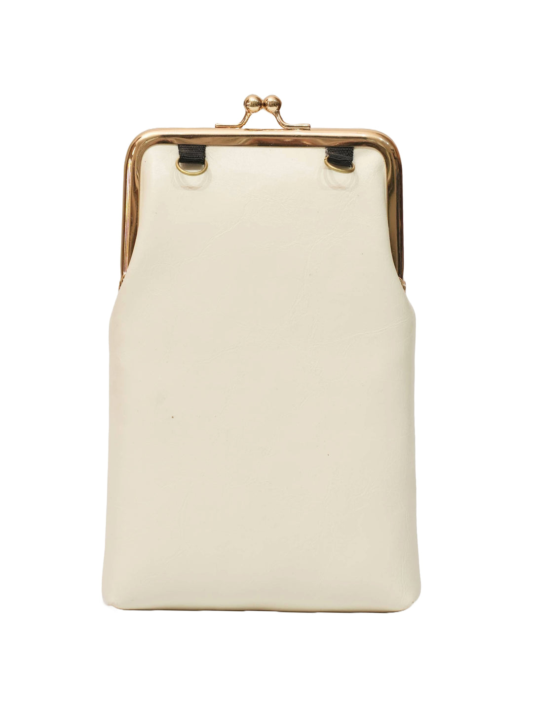 Morning Melody Cross Stitched Mobile Sling - White
