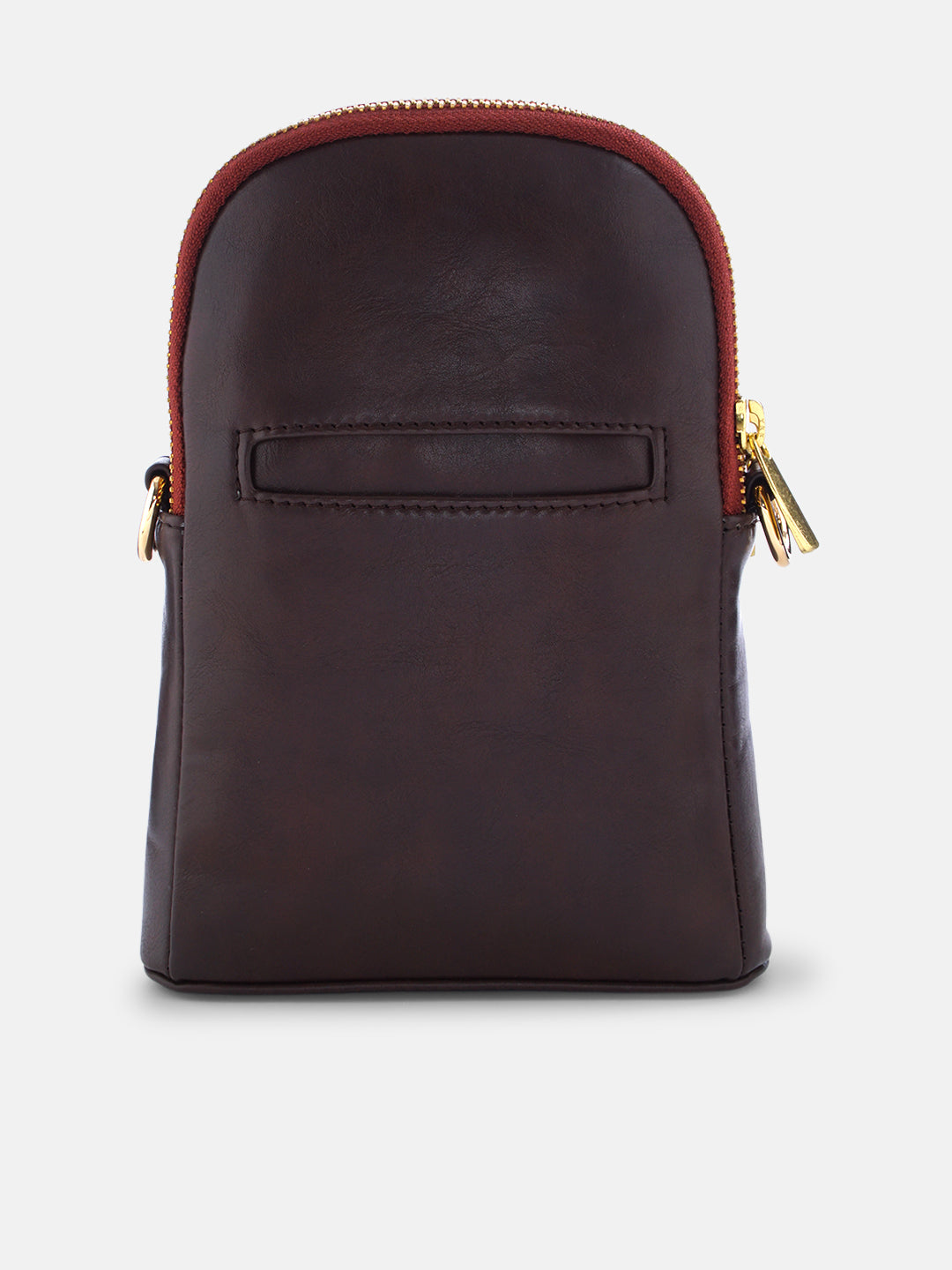 Udhagai Queen Cross Stitched Jodi Pouch Sling - Brown