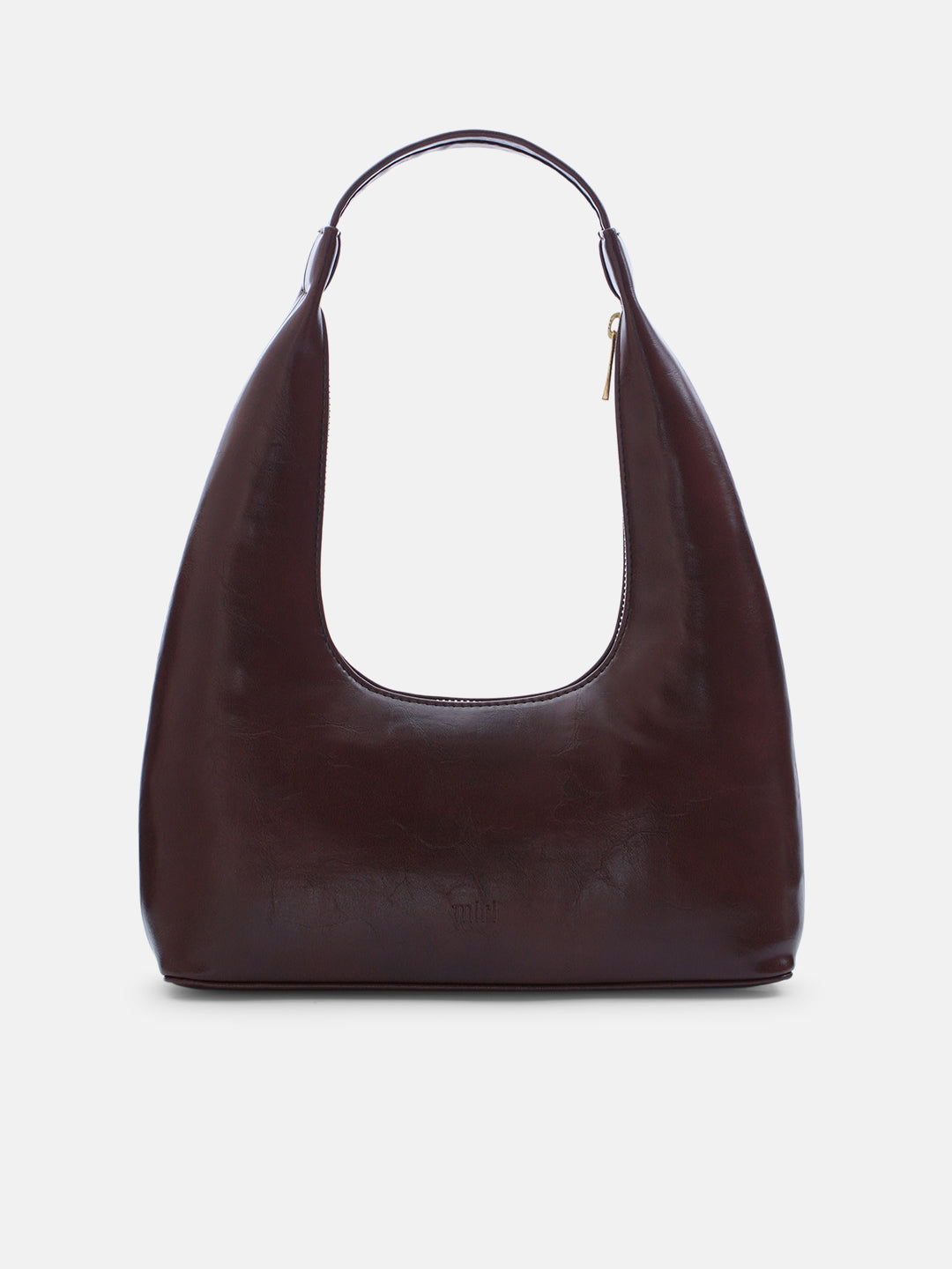 Nilgiri Dawn Cross Stitched Shoulder Bag - Brown