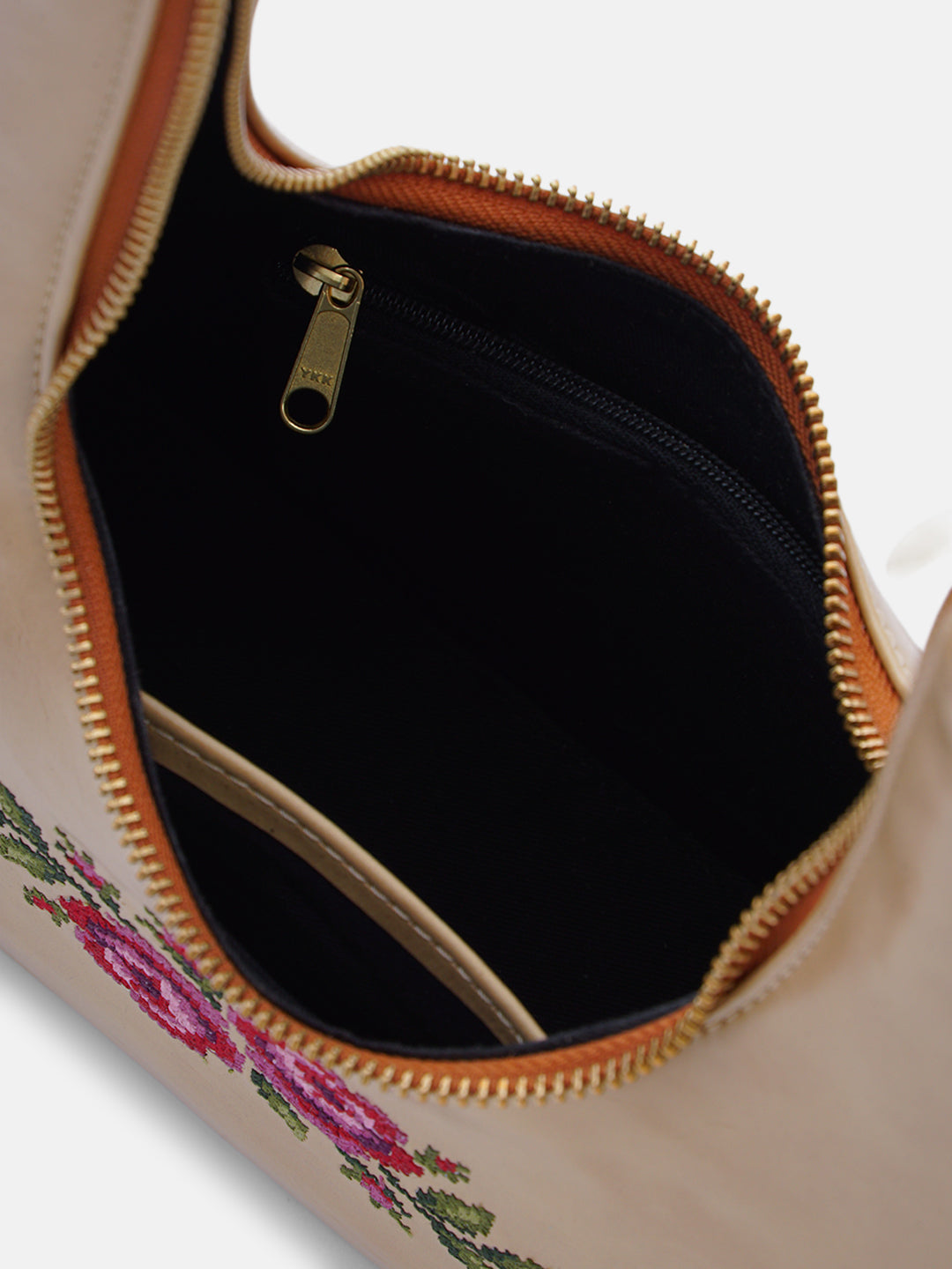 Coonoor Dream Cross Stitched Shoulder Bag - Varkey Beige