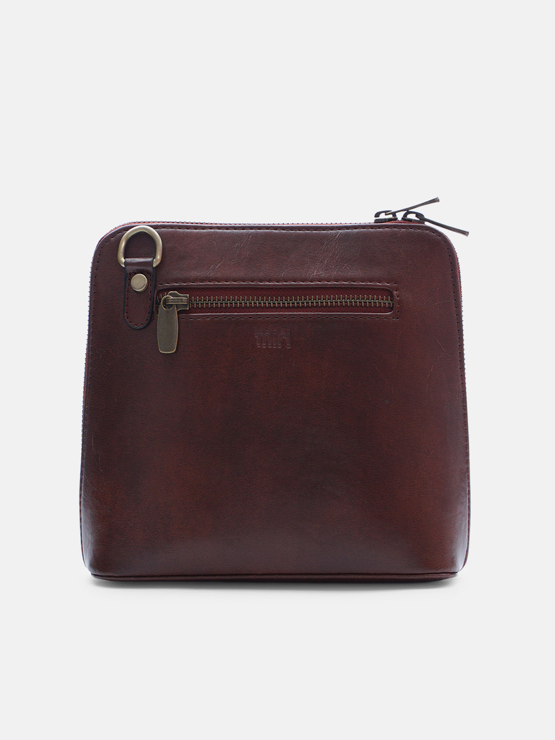 Emerald Perch Cross Stitched Colaba Sling - Brown