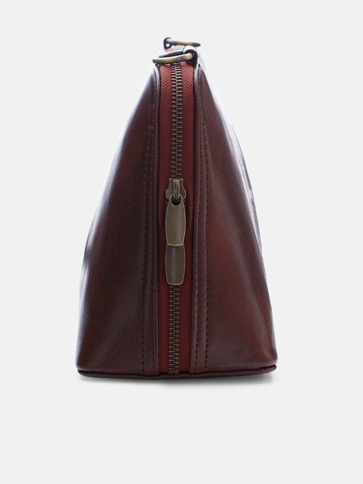 Mountain Bride Cross Stitched Lodhi Sling - Brown