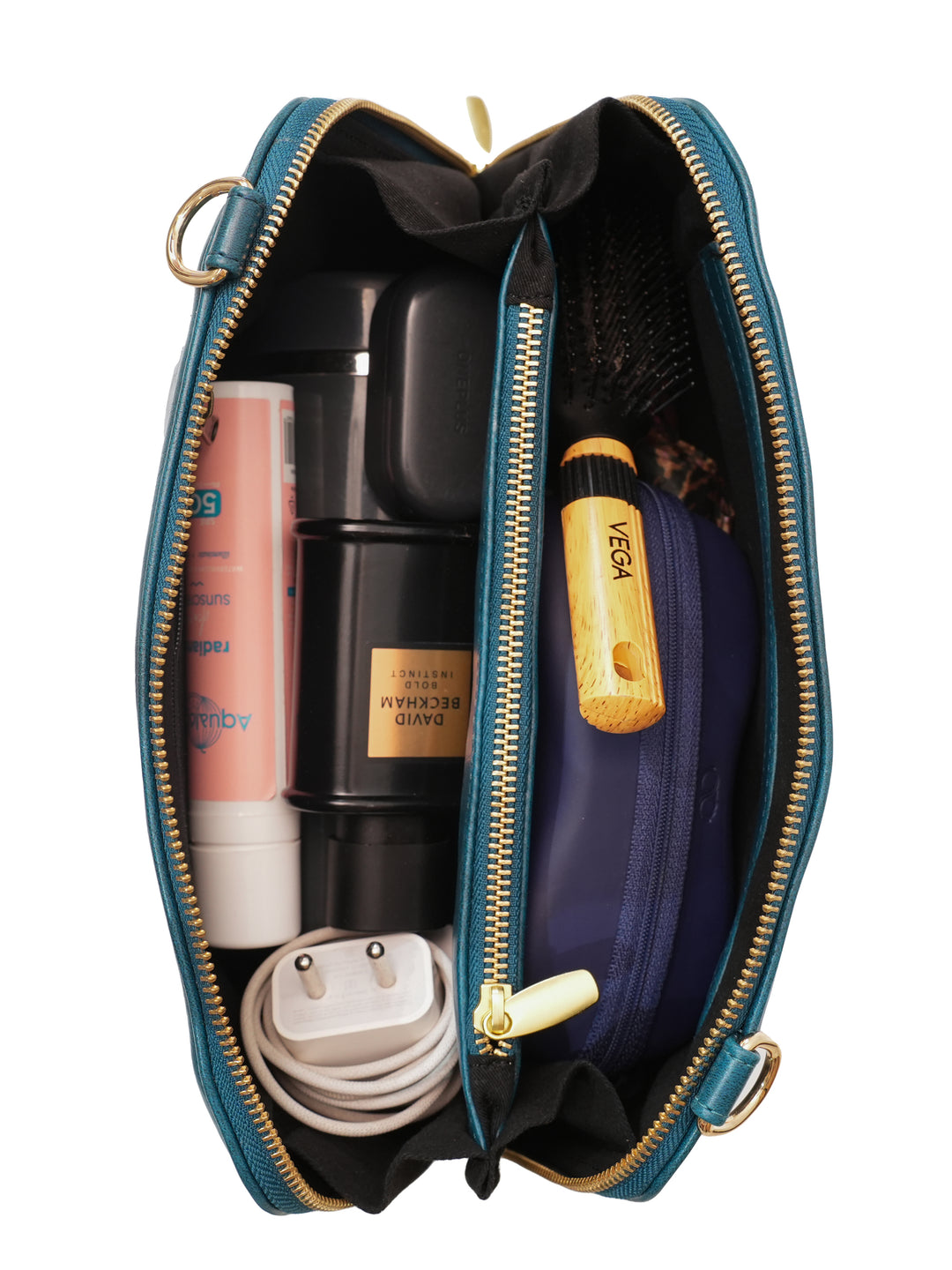 Drifting Bloom Hand Embroidered Lodhi Sling - Blue