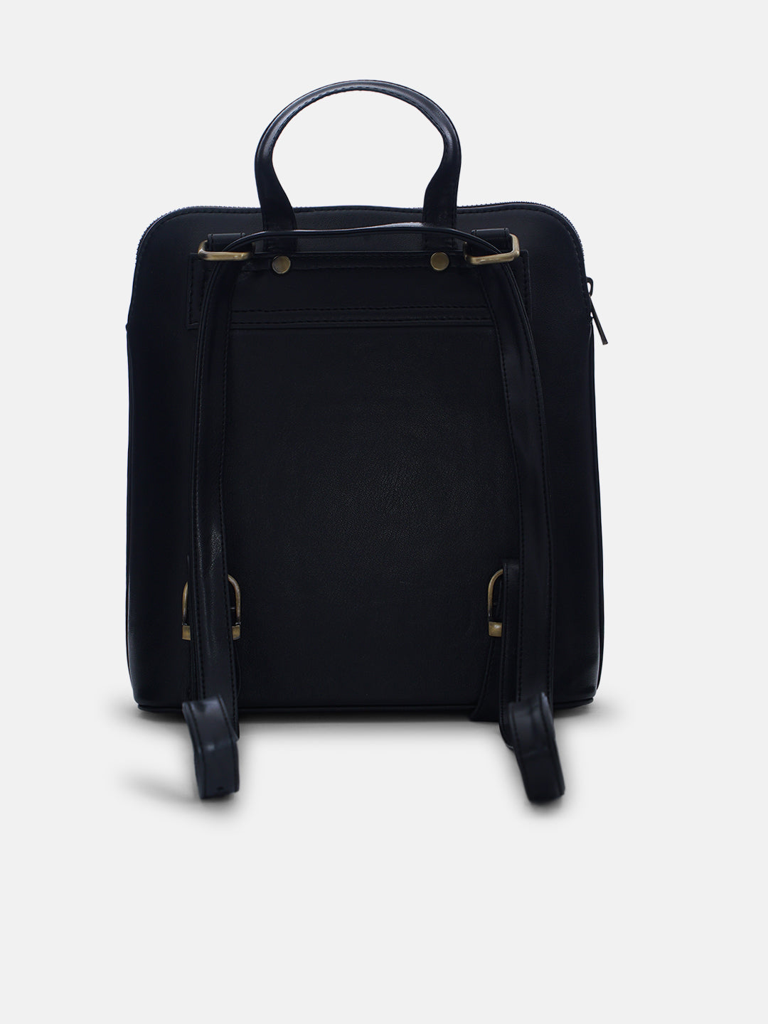 Mountain Bride Cross Stitched Backpack - Black