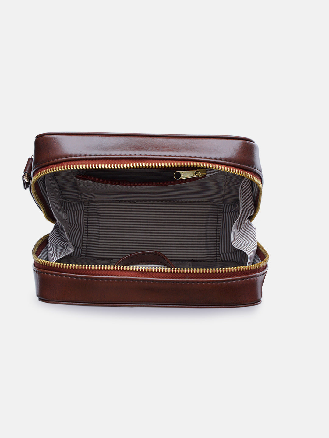 Mountain Bride Cross Stitched Sqare Sling - Brown