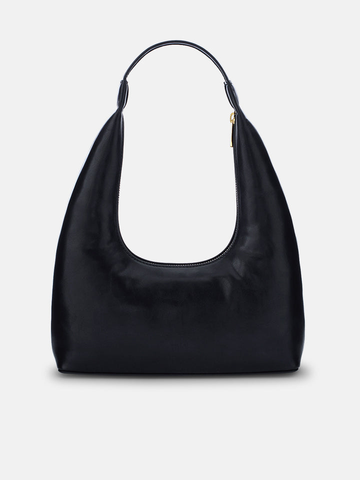 Coonoor Dream Cross Stitched Shoulder Bag - Black