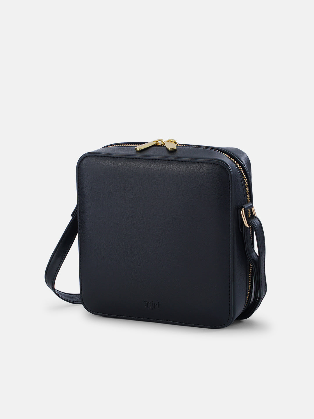Mountain Bride Cross Stitched Square Sling - Black