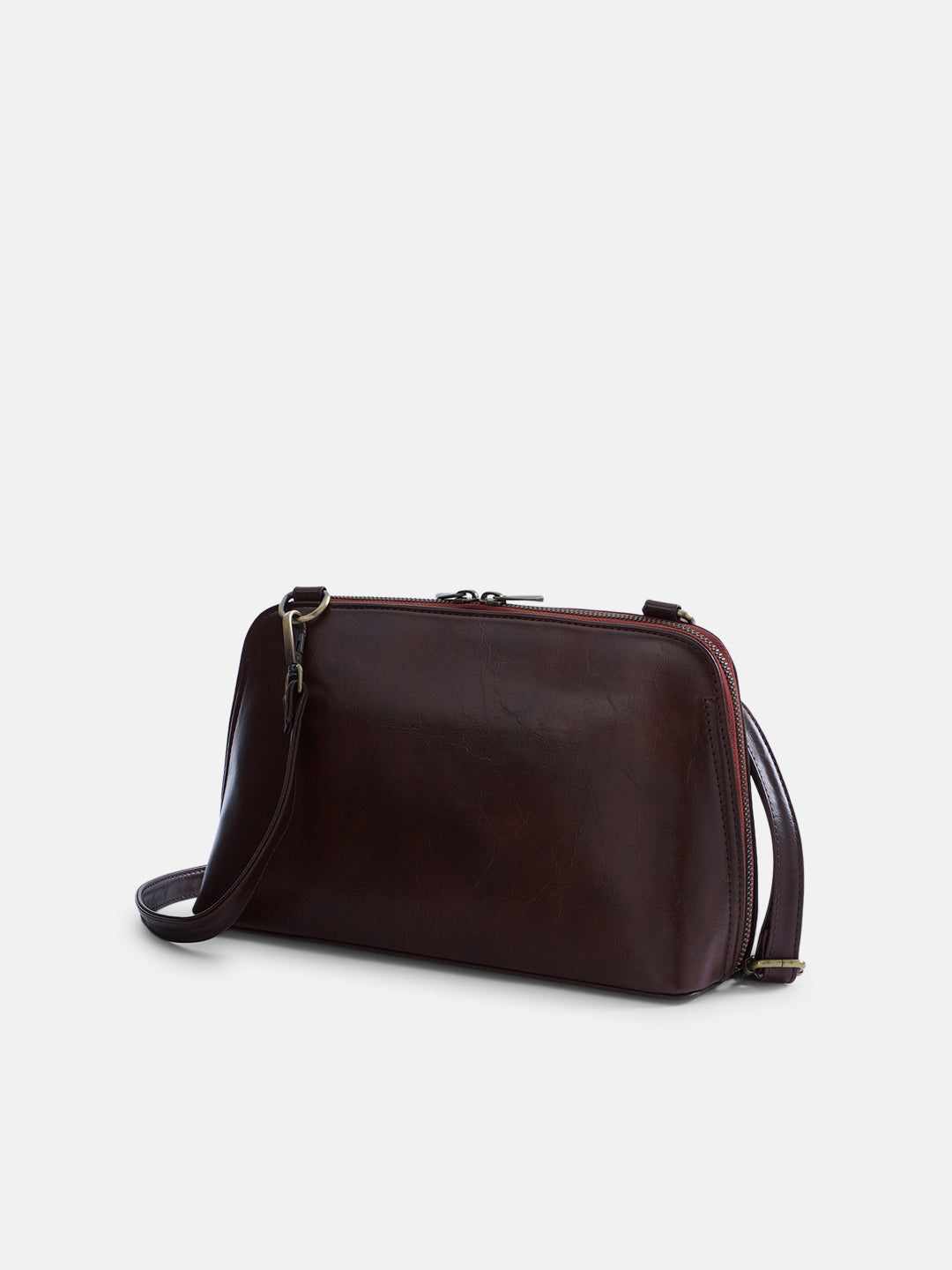 Mountain Bride Cross Stitched Lodhi Sling - Brown