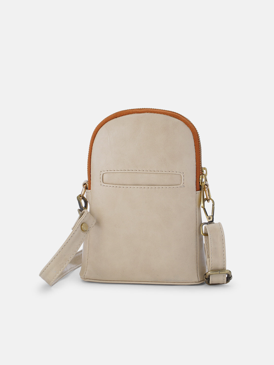 Morning Melody Cross Stitched Jodi Pouch Sling - Off White
