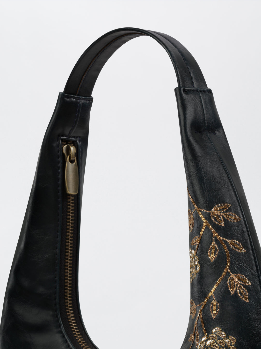 Gulzar Hand Embroidered Tote Bag - Midnight Blue