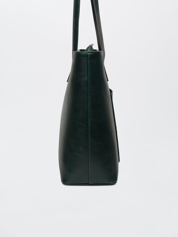 Van Gulab Hand Embroidered Safar Tote - Green