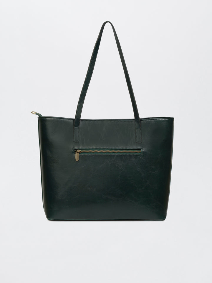 Van Gulab Hand Embroidered Safar Tote - Green