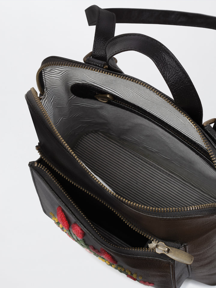 Crimson Cornfield Convertible Backpack cum Sling
