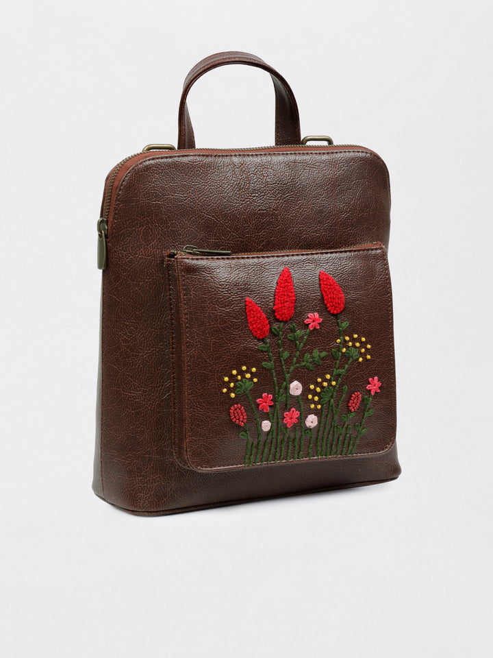 Crimson Cornfield Convertible Backpack cum Sling