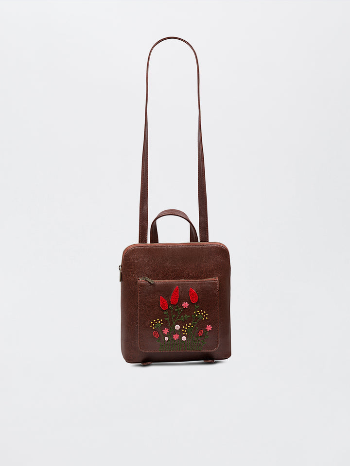 Crimson Cornfield Convertible Backpack cum Sling