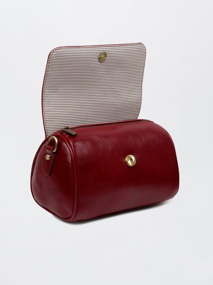 Naqsh - Hand Embroidered Retro Flap Sling - Maroon