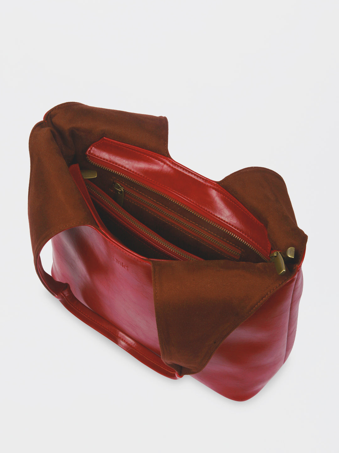 Misty Petals Hand Embroidered Chowk Tote - Kafal Berry