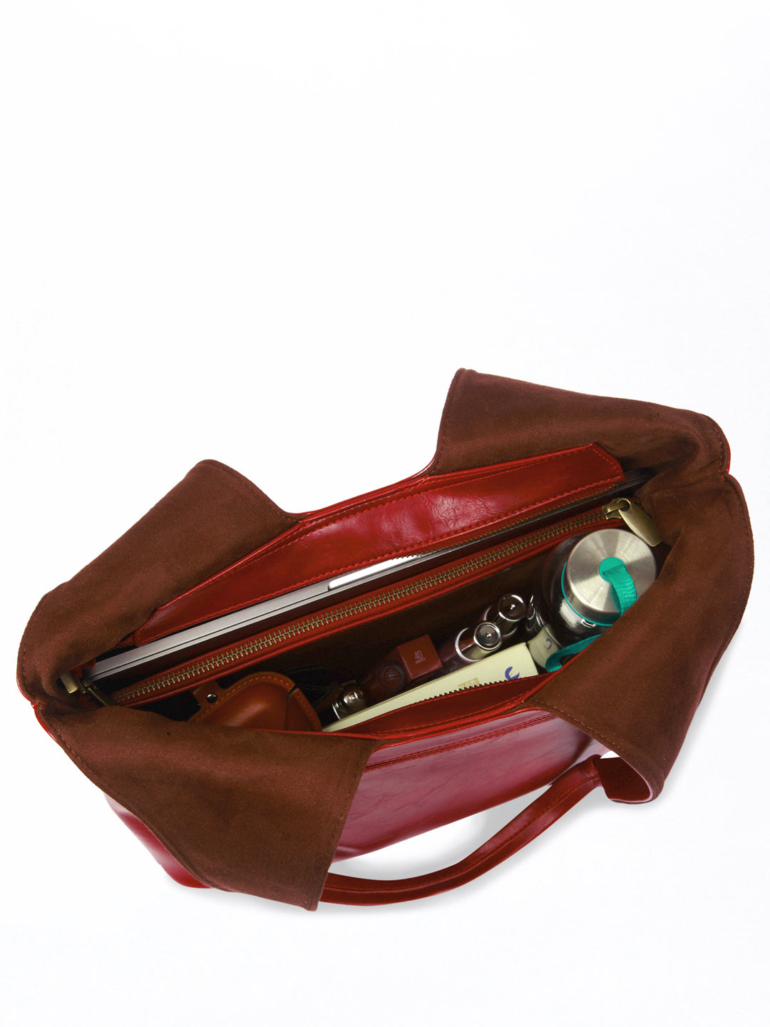 Misty Petals Hand Embroidered Chowk Tote - Kafal Berry