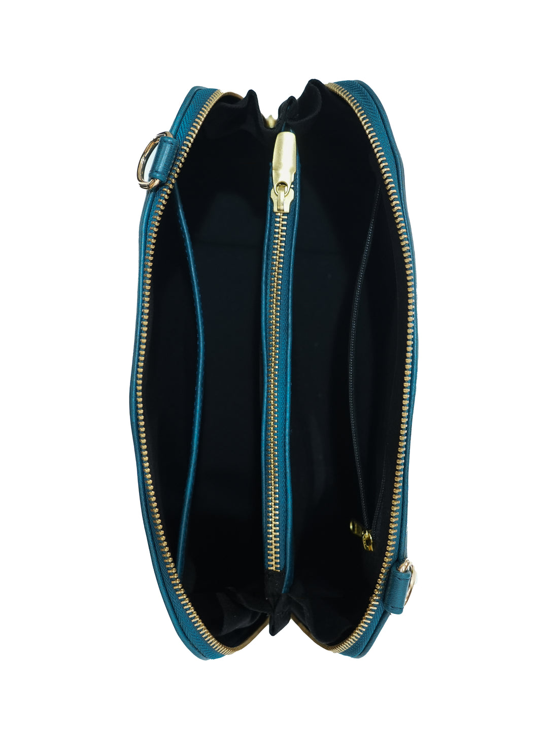 Drifting Bloom Hand Embroidered Lodhi Sling - Blue