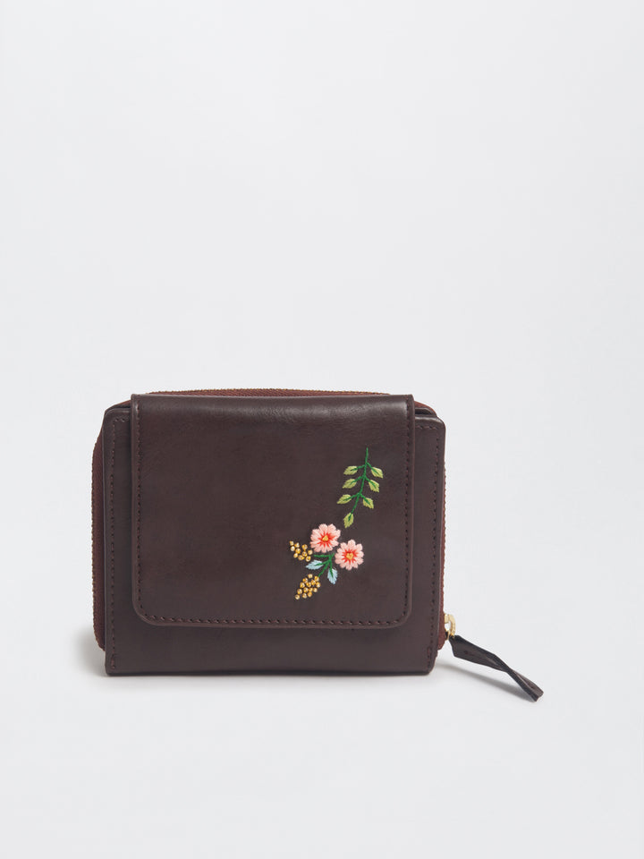 Brown Peekaboo Wallet