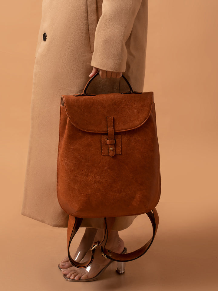 Classic Tan Backpack - Miri