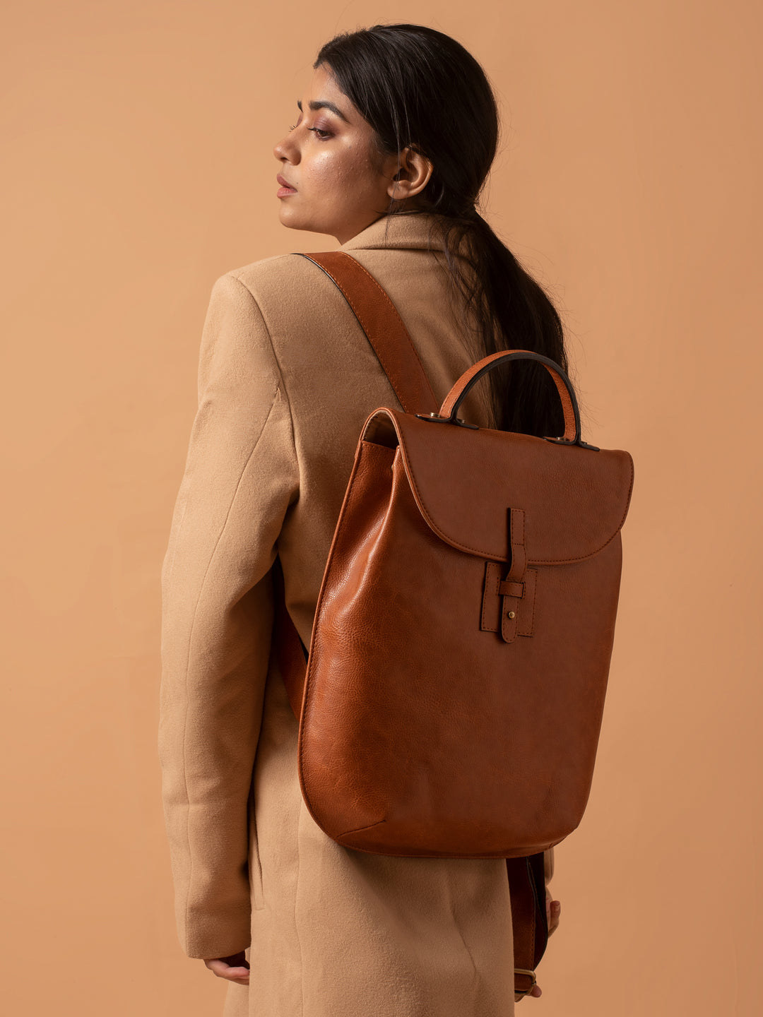 Classic Tan Backpack - Miri