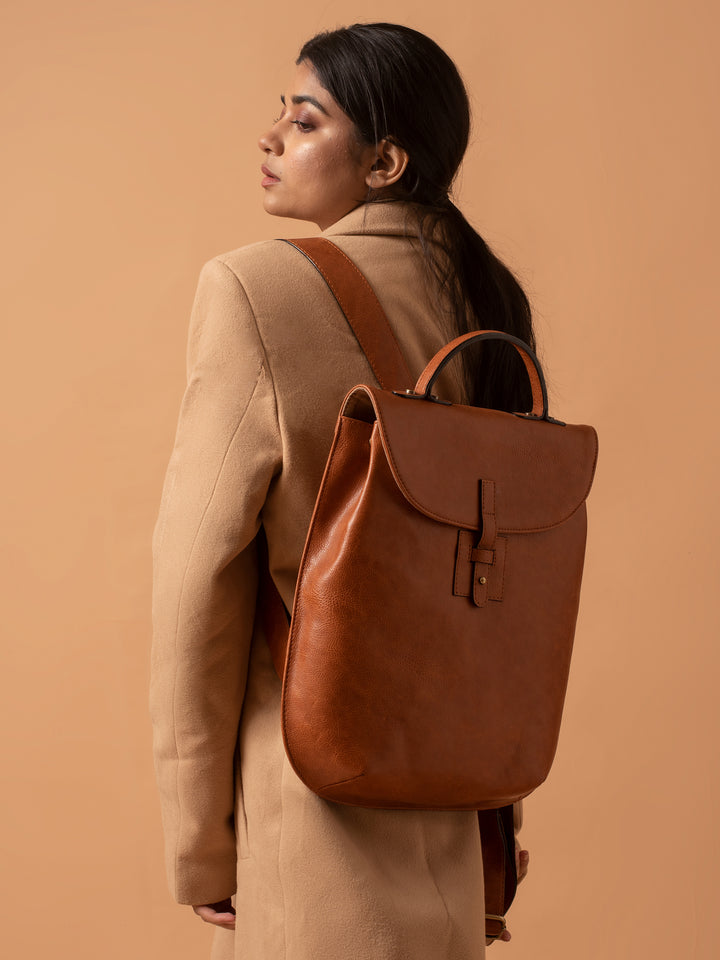 Classic Tan Backpack - Miri