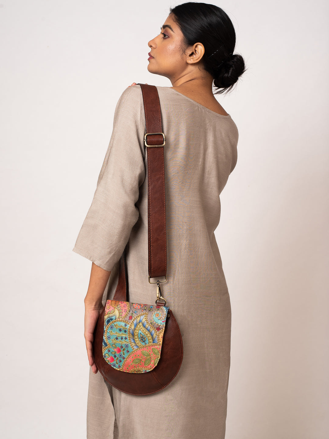 Patchwork Bianca Sling Bag - Miri